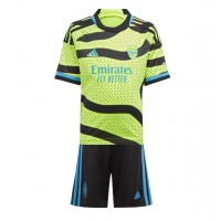 Billiga Arsenal Barnkläder Borta fotbollskläder till baby 2023-24 Kortärmad (+ Korta byxor)
